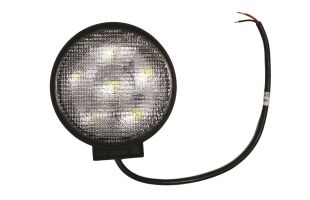 Phare de travail 6 LED rond -18W
