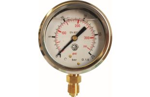 Manomètre de pulvé - 0/25 bars - 1/4" Mâle