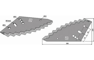 Couteau de mélangeuse type Siloking, Jeantil - 1050622, 603175