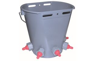 Seau biberon agneau multi-tétines