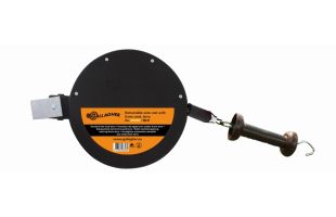 Enrouleur de rappel cordon marron - Gallagher - 18m