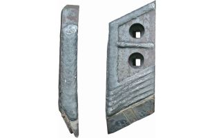 Pointe carbure de charrue type Grégoire Besson, Vogel & Noot, Amazone et Goizin - 173331; 173332; 173341; 173342; 010154; 010104; PK801101; PK801102