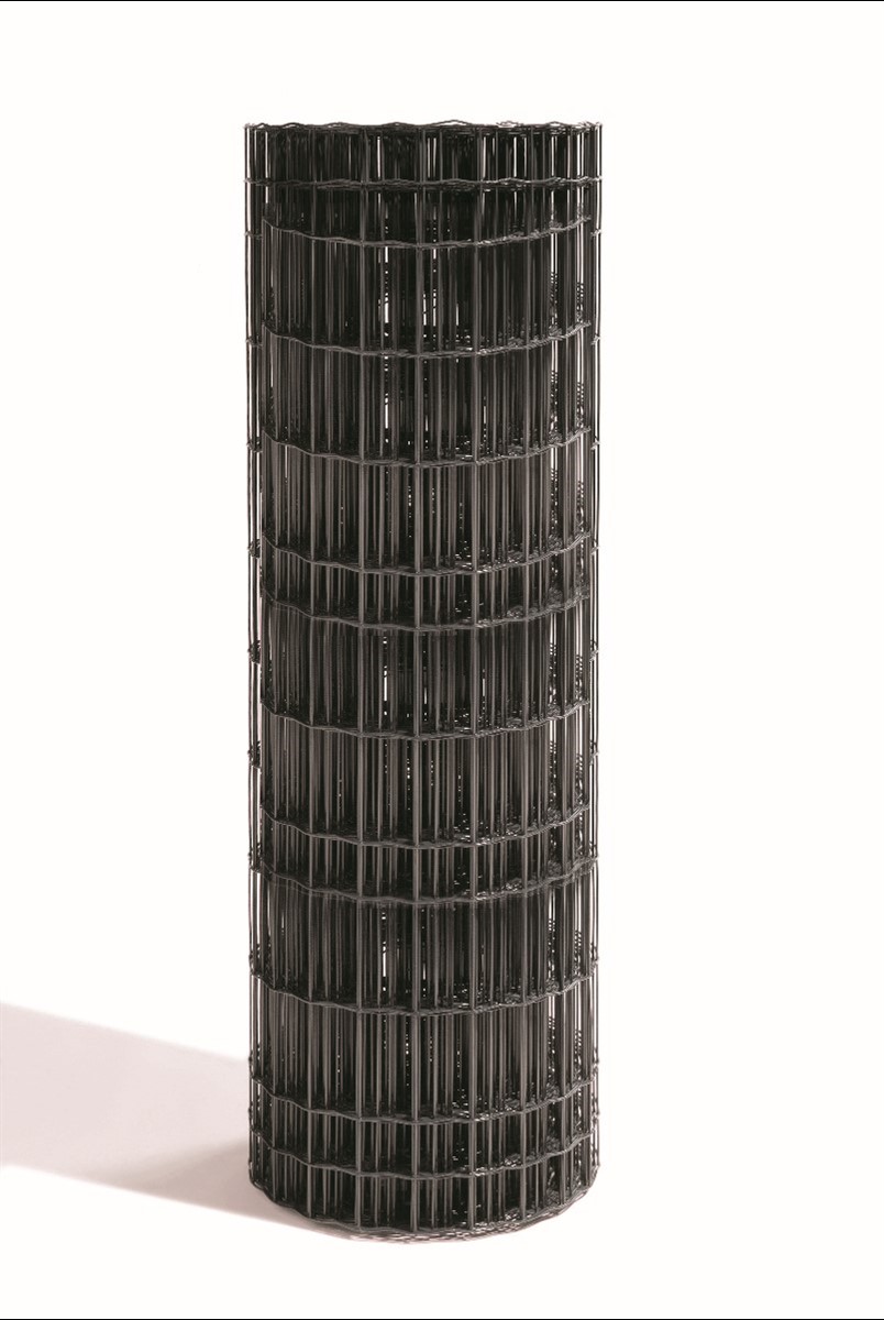 Rouleau De Grillage Soudé 1.50m X 25m Avec Maille De 100 X 50mm - Gris Anthracite Ral 7016